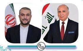 امیرعبداللهیان و فؤاد حسین در خصوص توسعه روابط ایران و عراق گفت‌وگو کردند