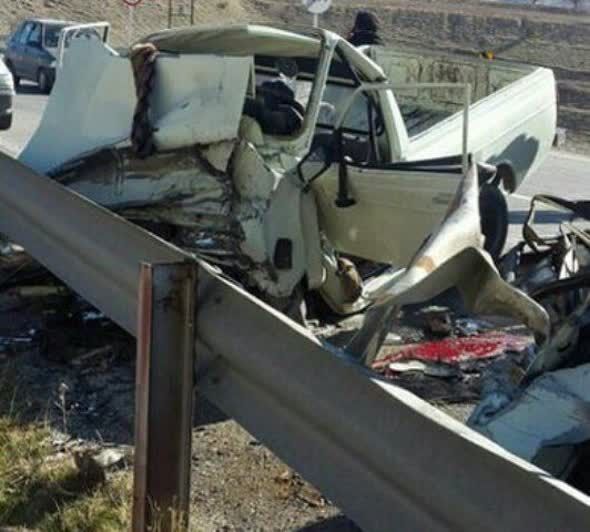 تصادف در محور فیروزآباد-میمند یک کشته و هشت مجروح به جا گذاشت