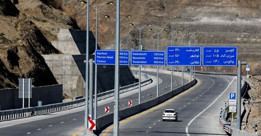 باند غربی آزادراه تهران- شمال فردا افتتاح می‌شود، امکان تردد مسافران از روز شنبه آینده