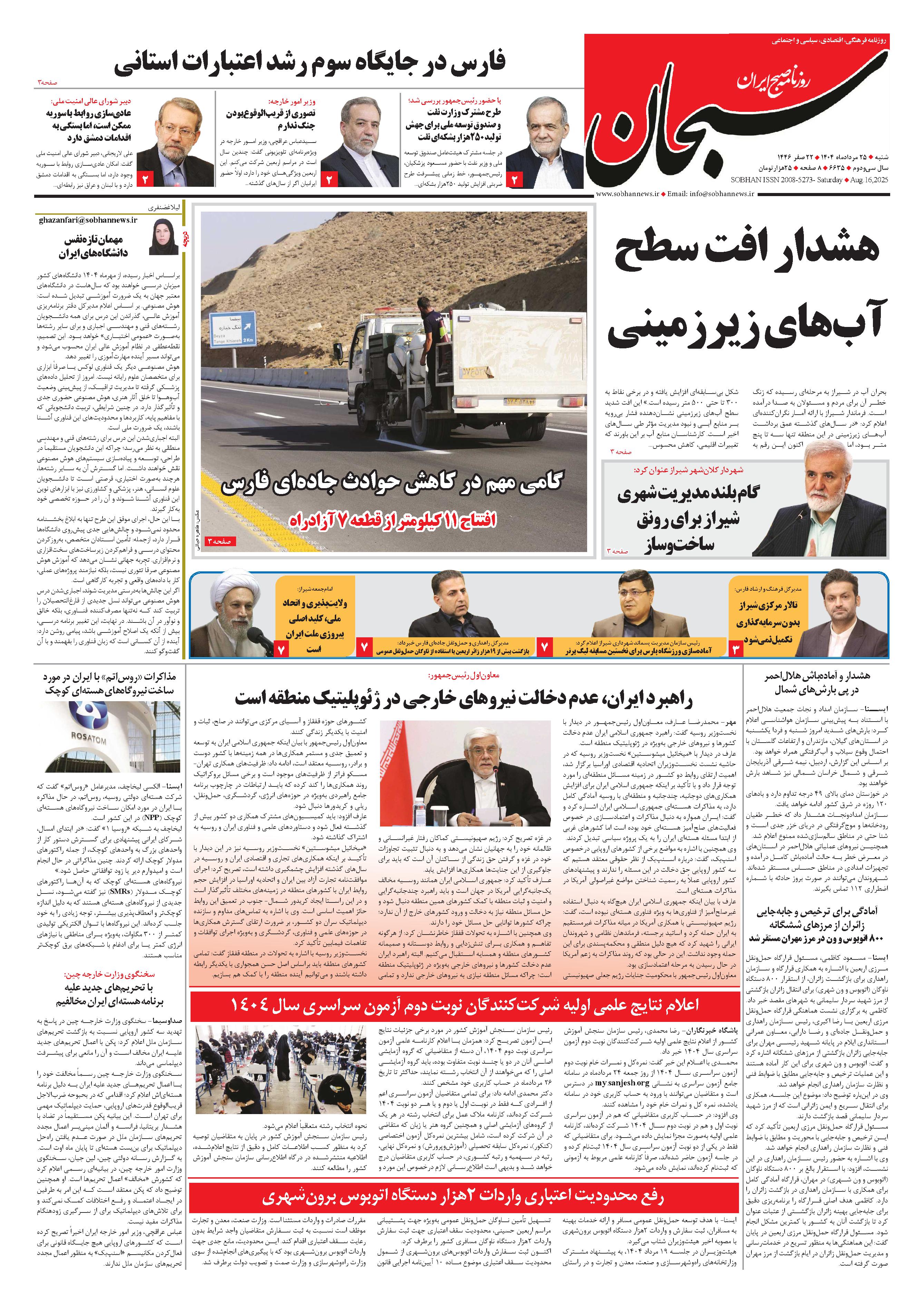 شماره 6635